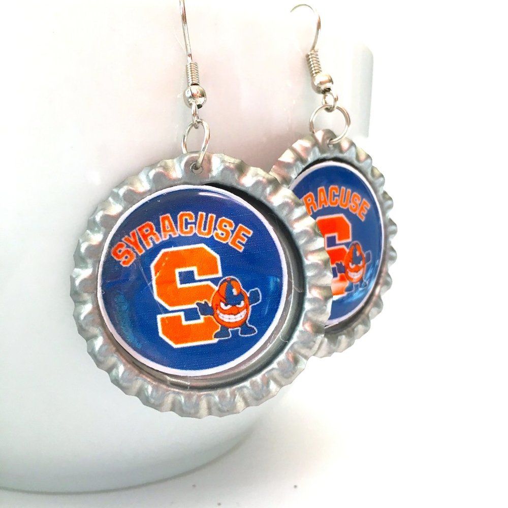 Syracuse University ORANGE Handmade Earrings *NEW*